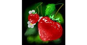 Erdbeere-Zeichnung von Eclat de Lune
