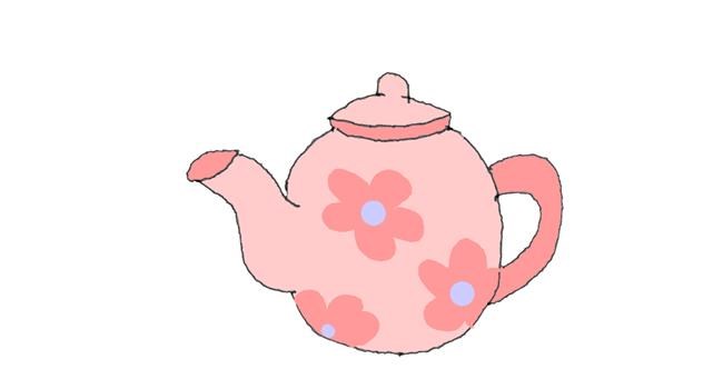 Drawing of Teapot by Leni