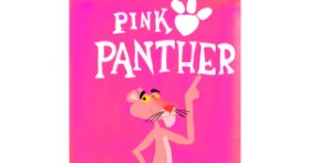 Drawing of Pink Panther by Mis pastelitos