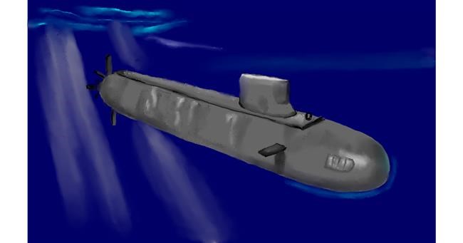 Drawing of Submarine by Tim