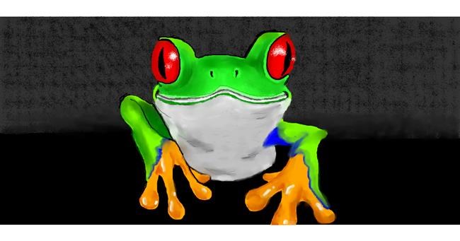 Drawing of Frog by DebbyLee