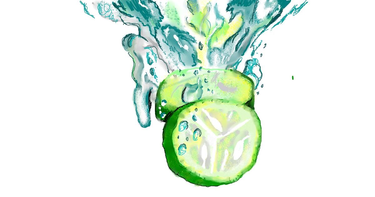 Drawing of Cucumber by SAM AKA MARGARET 🙄