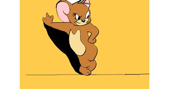 Drawing of Jerry (Tom & Jerry) by JustMe