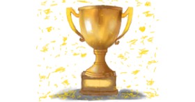 Drawing of Trophy by Diamond
