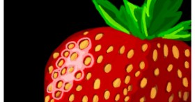 Drawing of Strawberry by ꧁Aurora꧂