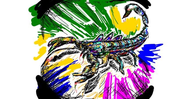 Drawing of Scorpion by purzedo