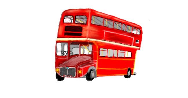 Drawing of Bus by Wizard