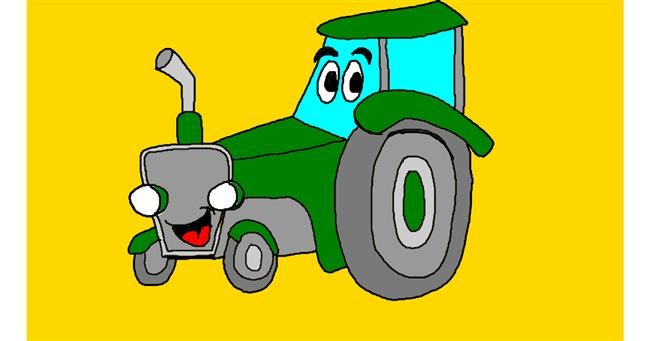 Drawing of Tractor by Brad