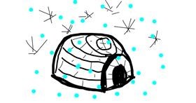 Drawing of Igloo by Kaz