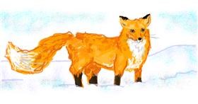 Drawing of Fox by Flummoxed