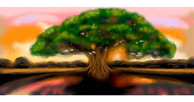 Drawing of Tree by Yukhei