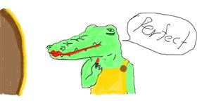 Drawing of Alligator by JAmile