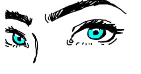 Drawing of Eyes by melli