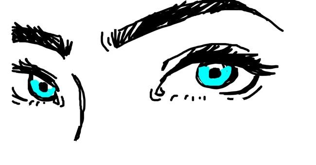 Drawing of Eyes by melli