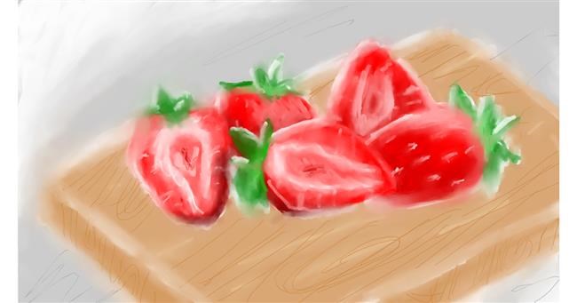 Drawing of Strawberry by Chiara🦋