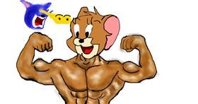 Drawing of Jerry (Tom & Jerry) by AYAN