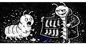 Drawing of Caterpillar by feLoNy~