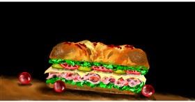 Drawing of Sandwich by Eclat de Lune