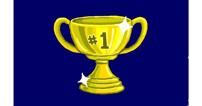Drawing of Trophy by Sim