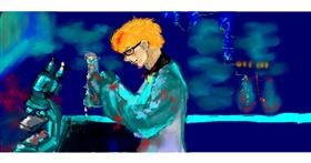 Mikroskop-Zeichnung von Philip