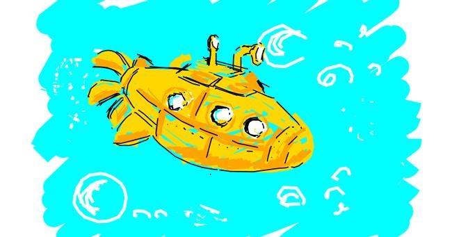 Drawing of Submarine by Derp
