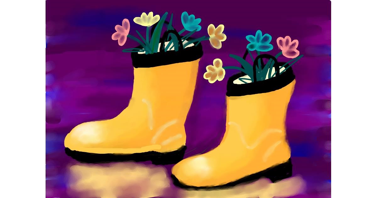 Drawing of Boots by Panda