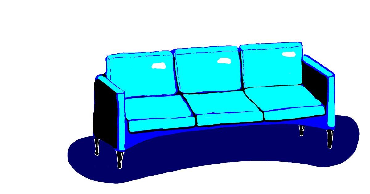 Drawing of Couch by blah