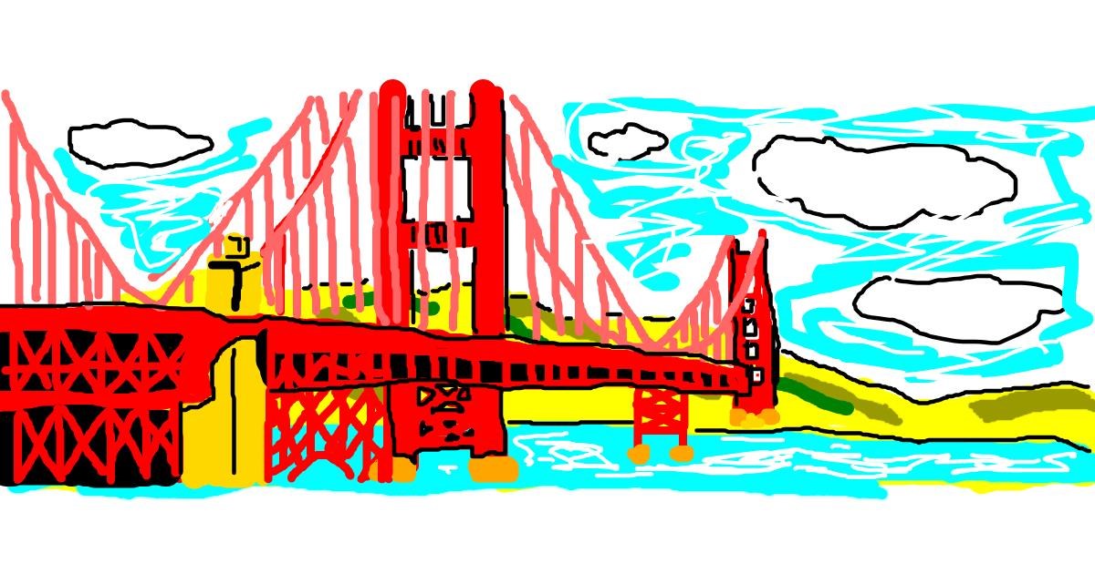 Drawing of Bridge by hewwo