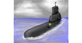 Drawing of Submarine by Bro 2.0😎