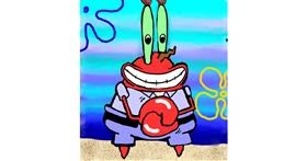Drawing of Mr. Krabs (spongebob) by Joze