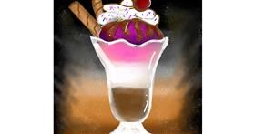 Drawing of Ice cream by Zeemal