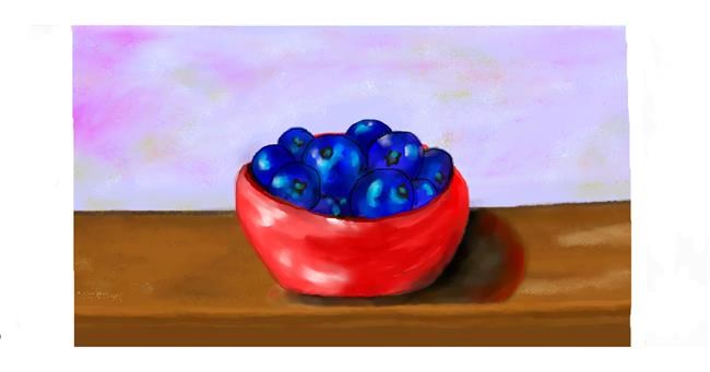 Drawing of Blueberry by DebbyLee