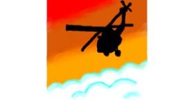 Drawing of Helicopter by Maigirl