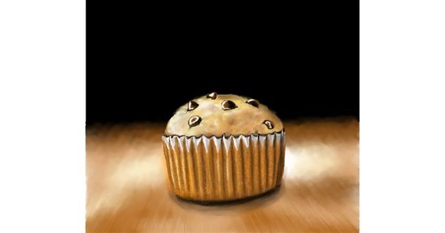 Drawing of Muffin by RadiouChka