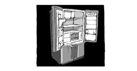 Drawing of Refrigerator by IAmCute