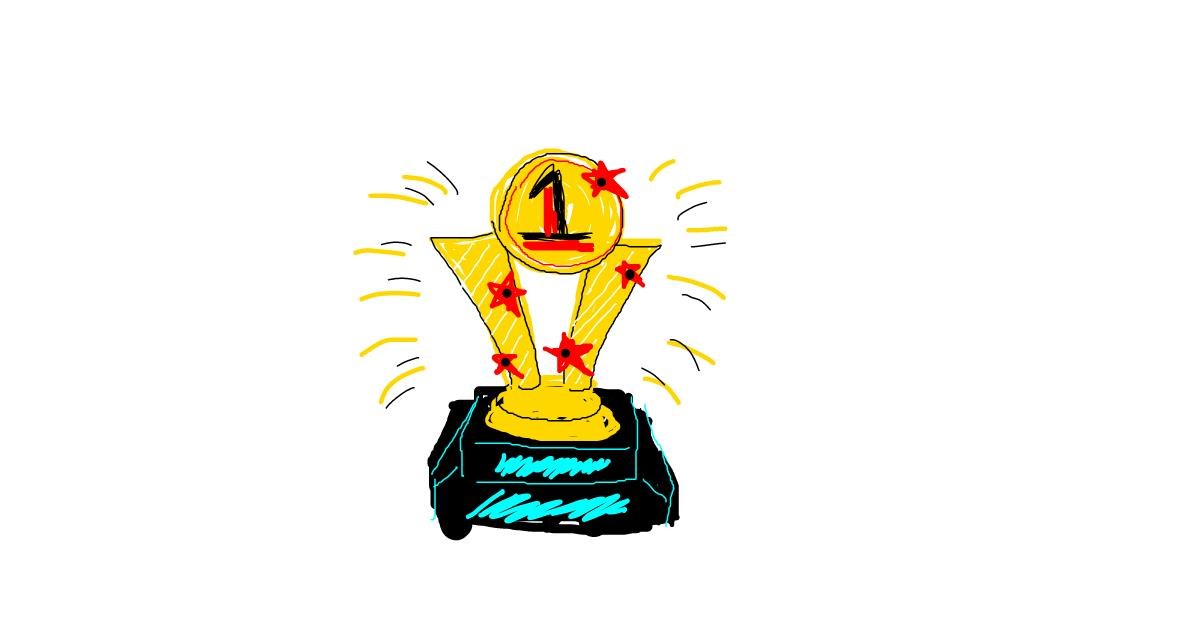 Drawing of Trophy by Sinstris