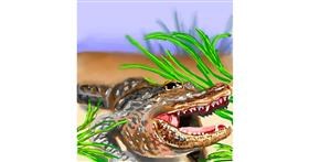 Drawing of Alligator by ⋆su⋆vinci彡