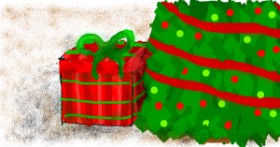 Drawing of Present by Banana