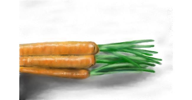Drawing of Carrot by ELLE