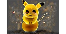Pikachu-Zeichnung von Betula