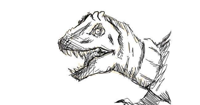 Drawing of Dinosaur by 🫧Maruchan🫧 🍜