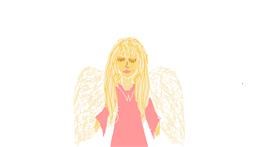 Drawing of Angel by shuma