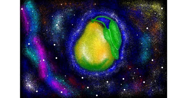 Drawing of Pear by Ashley