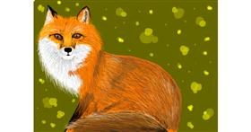 Drawing of Fox by 🌱...Mirdu...💚