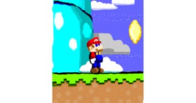Drawing of Super Mario by 🌌Mom💕E🌌