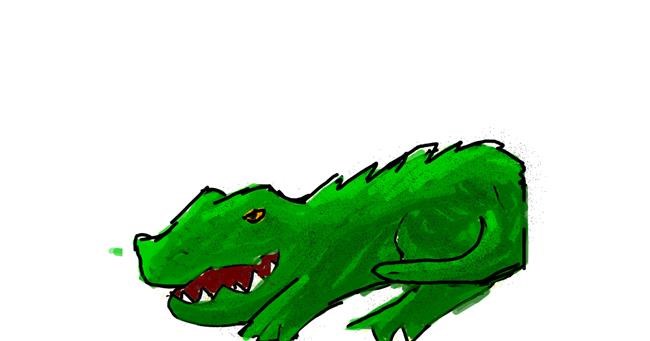 Drawing of Alligator by Data