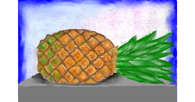 Drawing of Pineapple by SAM AKA MARGARET 🙄