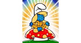 Drawing of Smurf by Sooyah 🍒