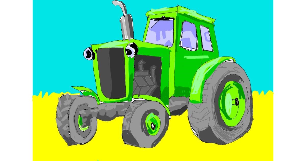 Drawing of Tractor by ThasMe13