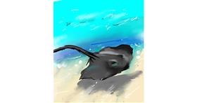 Drawing of Stingray by Muni